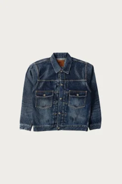 Fullcount 2050-2102 - "Fear of The Dark" Type 2 Denim Jacket - Indigo Blue< Coats, Jackets, And Vests