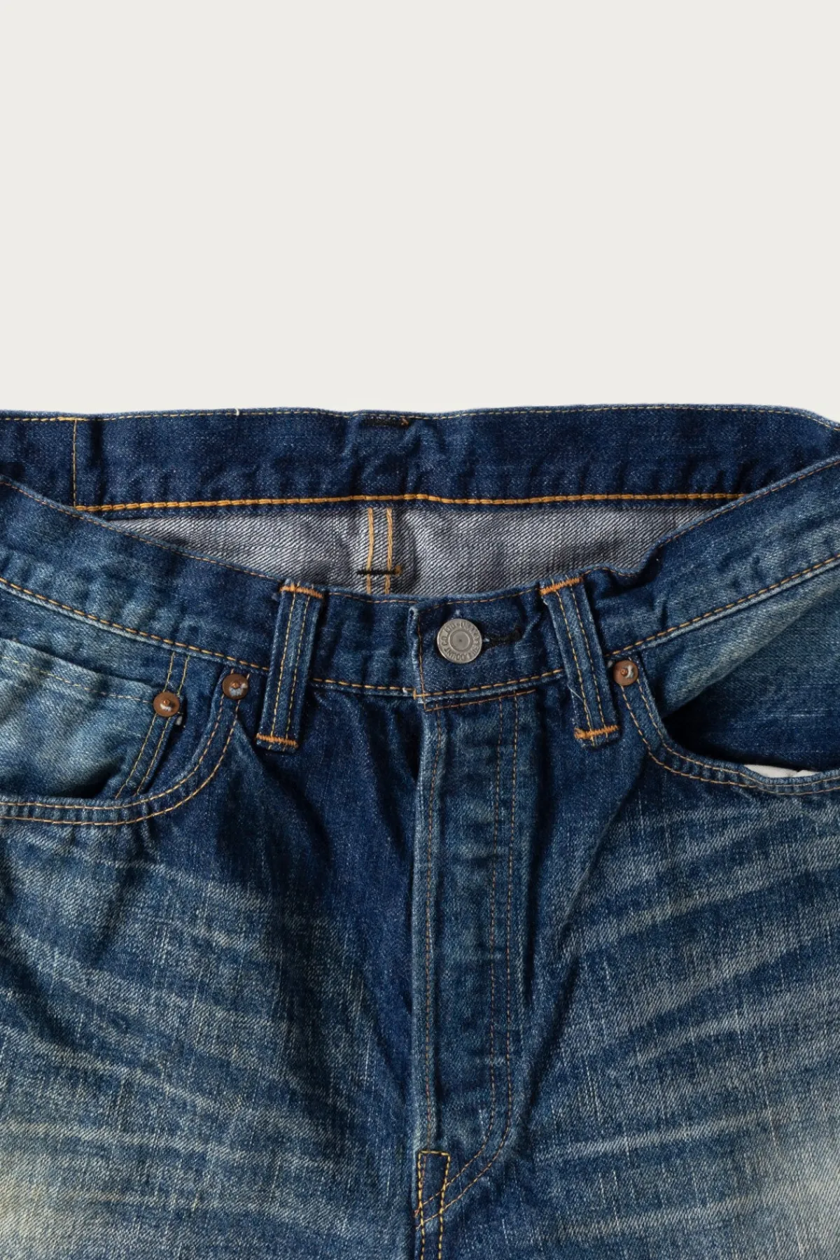 Fullcount 1344-0105 - "More Than Real" Wide Denim - Indigo Blue< Denim