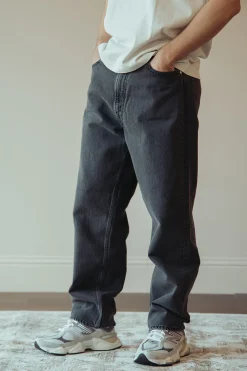 orSlow 101 Dad's Fit Denim - Black Denim Stone< Denim
