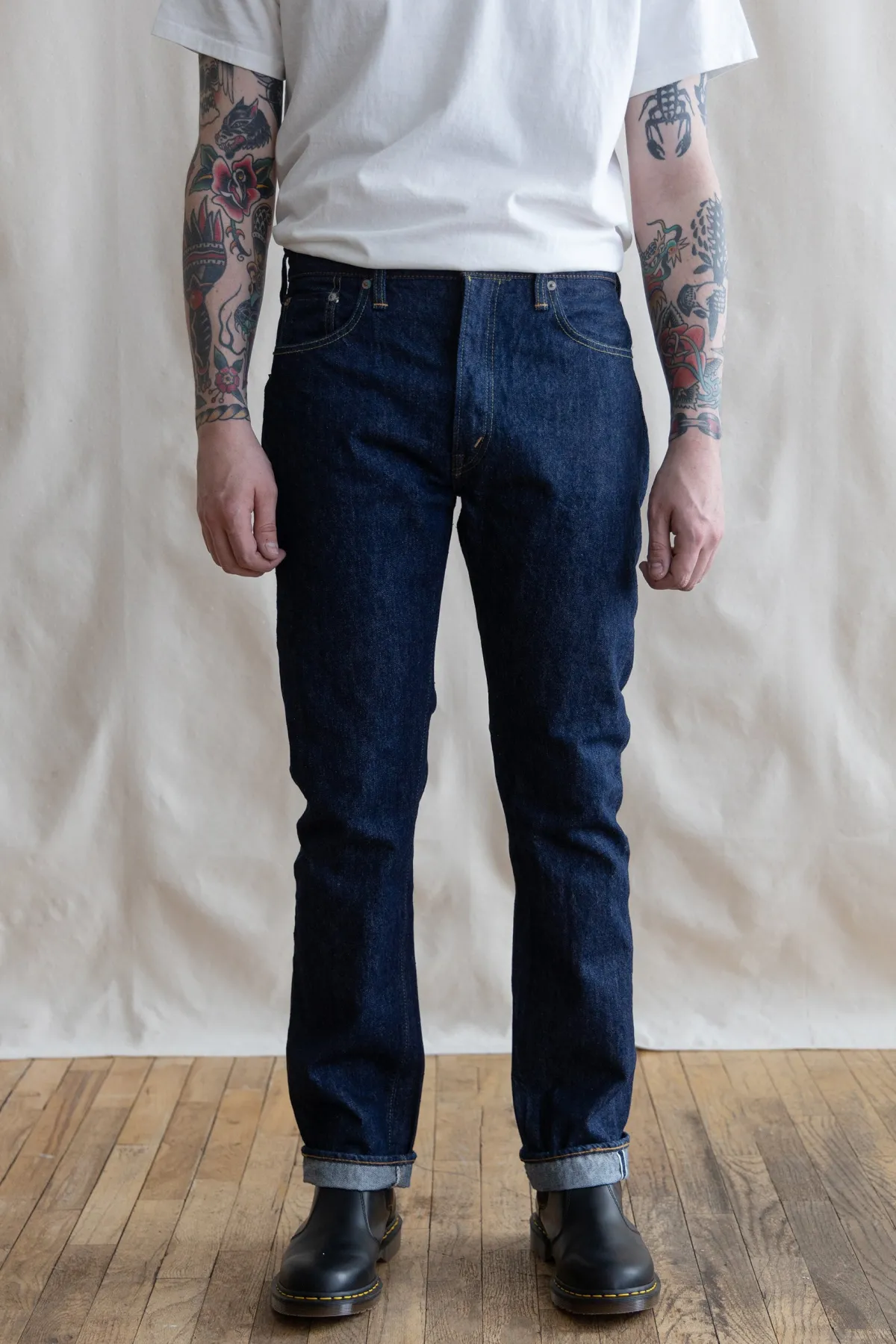 orSlow 107 Ivy Denim - One Wash< Denim