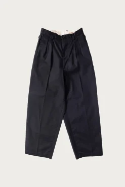 Kapital 36/2 Westpoint Chino ZOOT Trouser(Mens) - Navy< Pants
