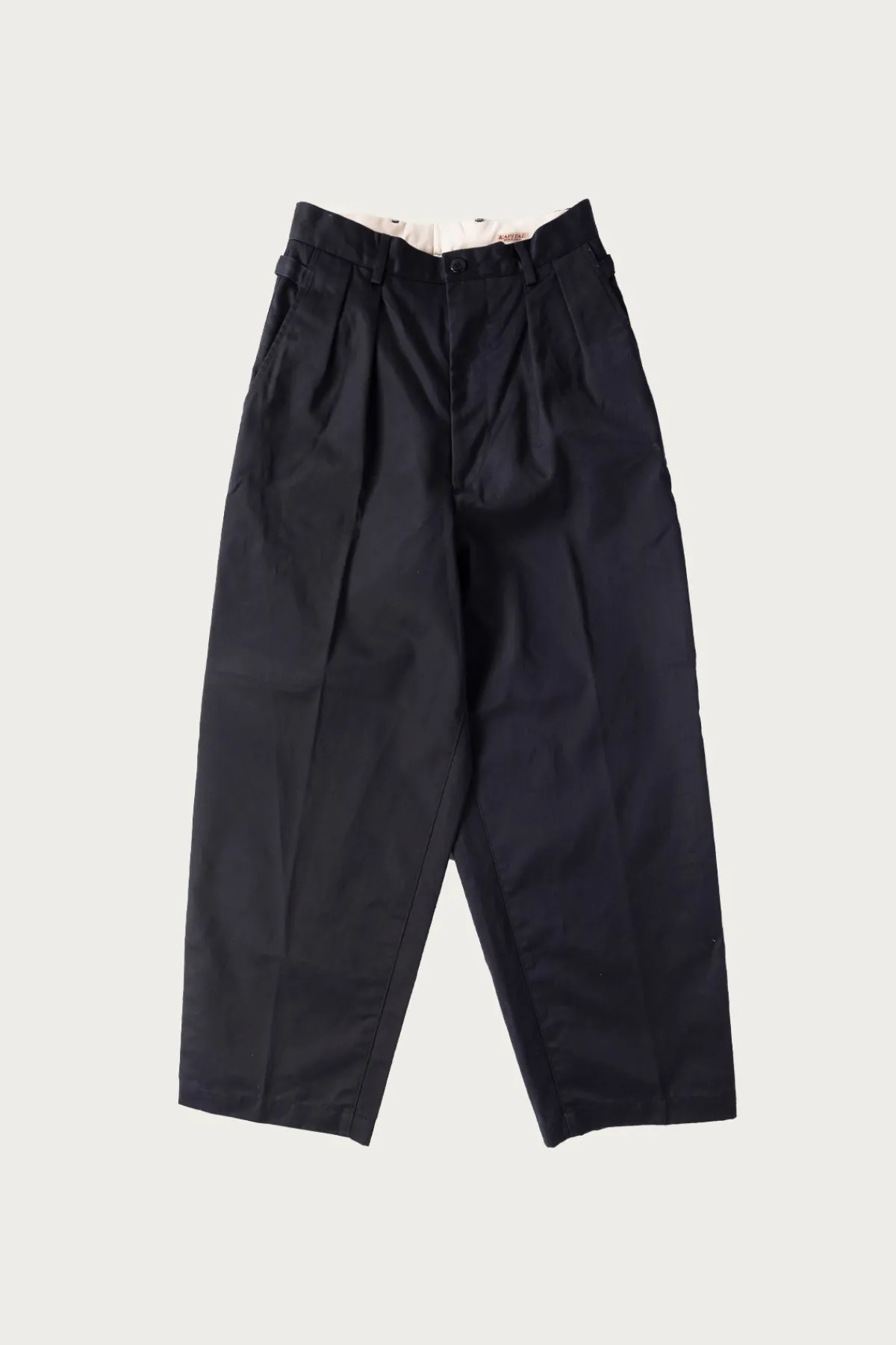 Kapital 36/2 Westpoint Chino ZOOT Trouser(Mens) - Navy< Pants
