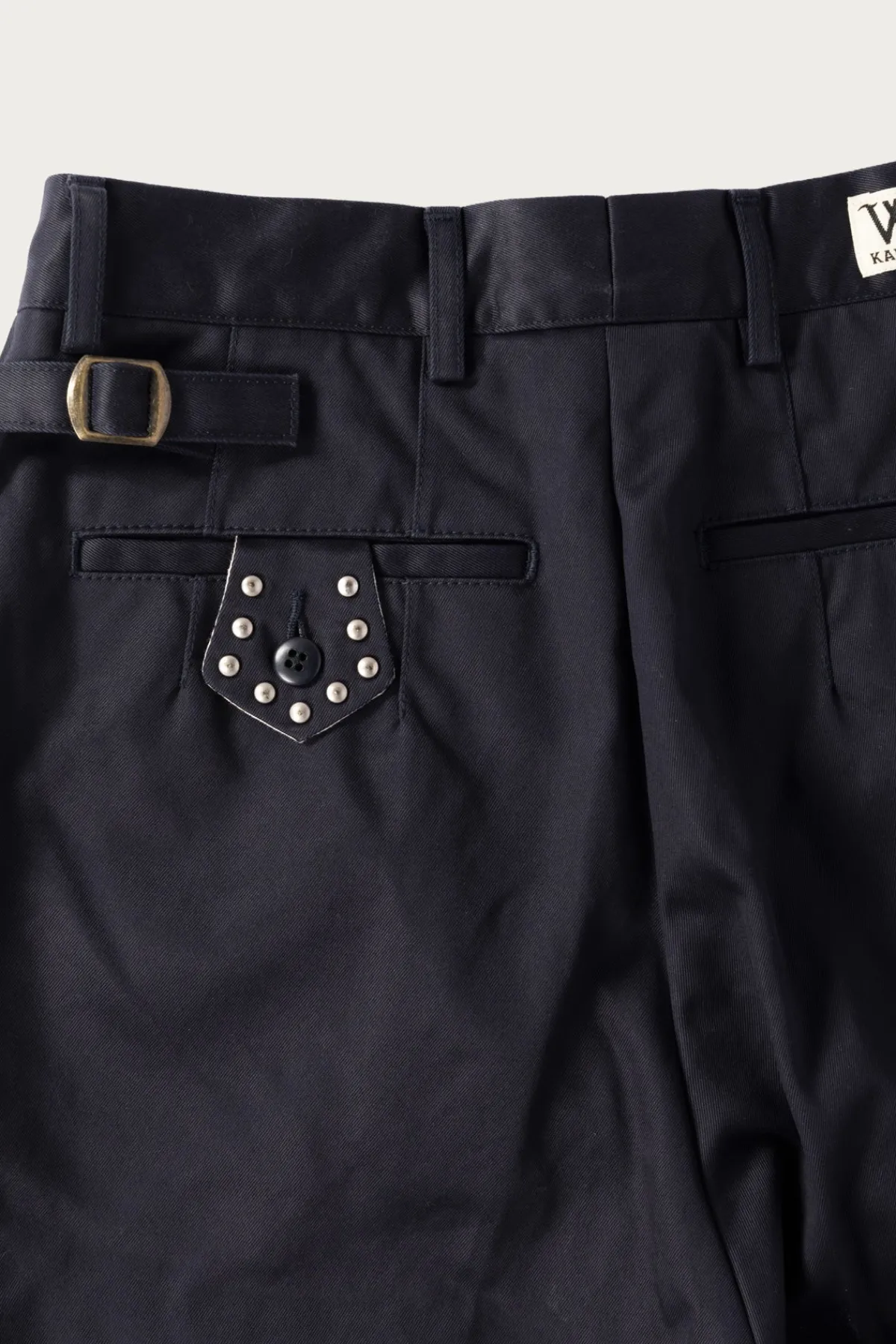 Kapital 36/2 Westpoint Chino ZOOT Trouser(Mens) - Navy< Pants