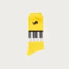 Kapital 84 Yarns PIANO Embroidery Socks - Yellow< Accessories
