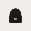 Carhartt Work In Progress Acrylic Watch Hat - Black< Accessories
