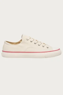 P.F. Flyers All-American Lo - Antique White/Crimson< Footwear