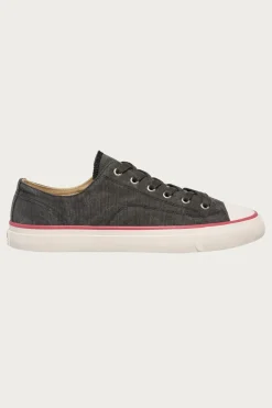 P.F. Flyers All-American Lo - Black/Crimson< Footwear
