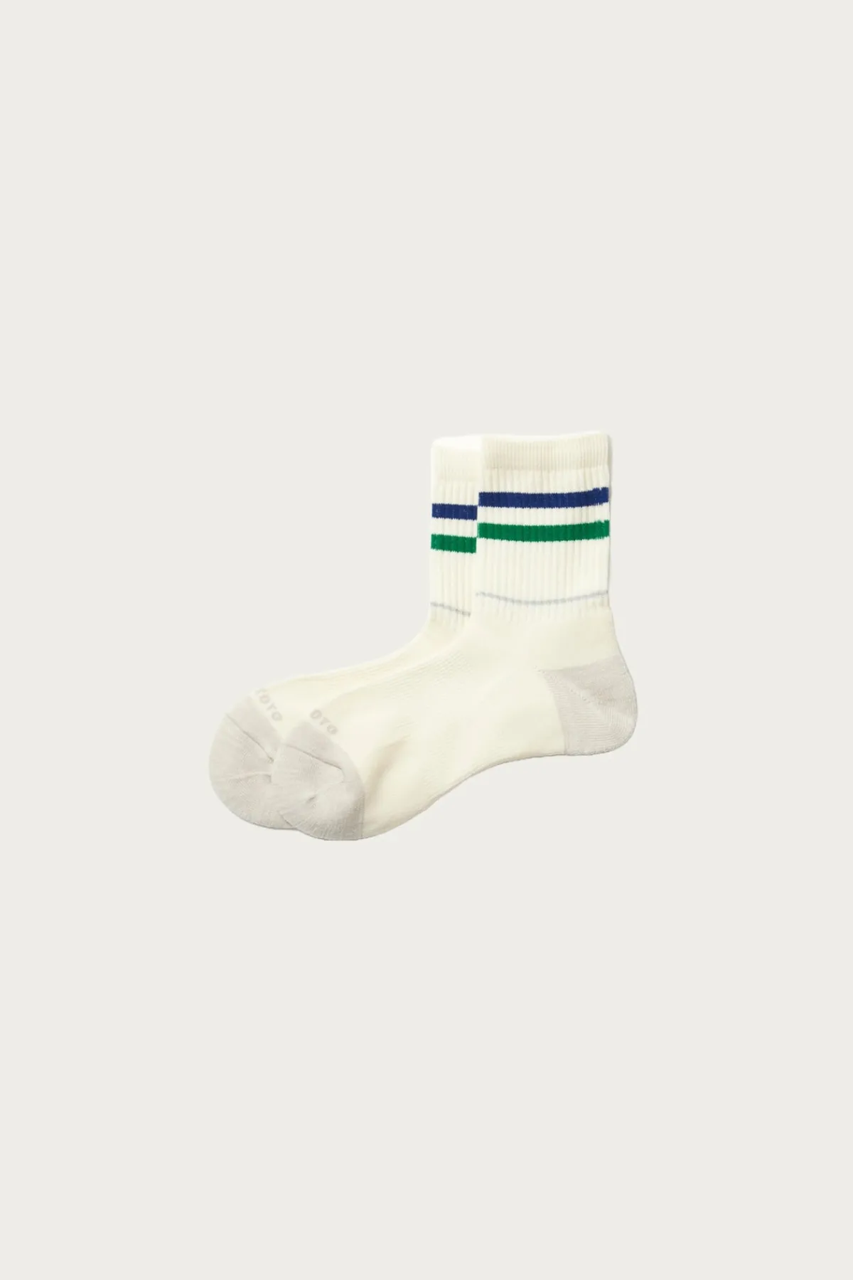 Rototo Allrounder "2 Stripe Merino Crew" - Blue/Green< Accessories