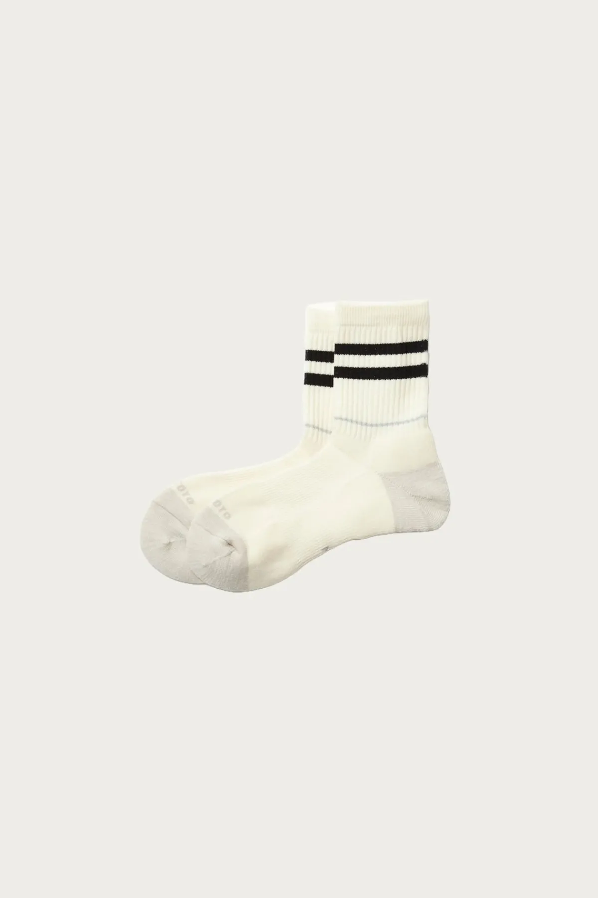 Rototo Allrounder "2 Stripe Merino Crew" - Black< Accessories