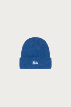 Stüssy Basic Cuff Beanie - Admiral< Accessories