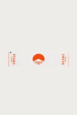 Beams Japan Logo Hand Towel - Orange< Homegoods