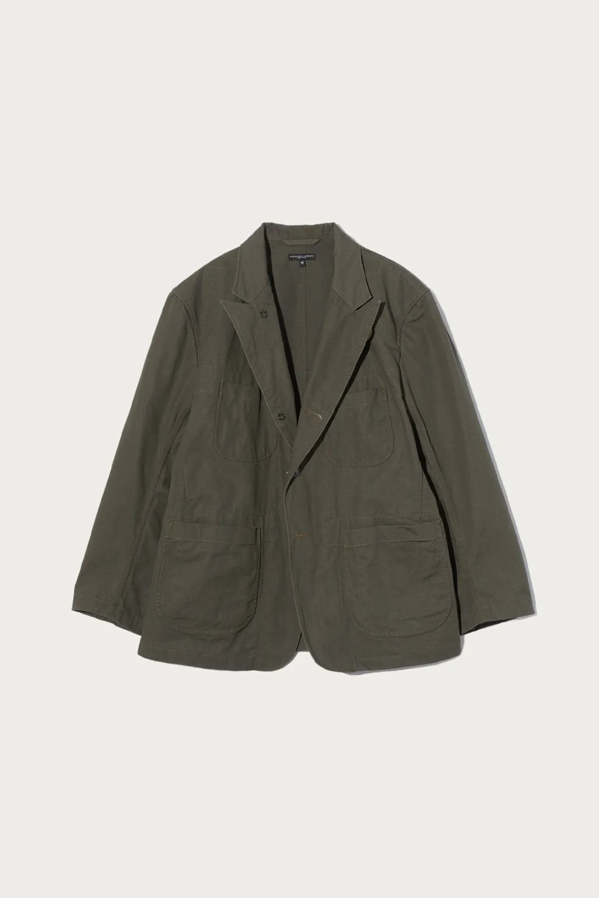 Engineered Garments Bedford Jacket - Olive Heavyweight Cotton Ripstop< Coats, Jackets, And Vests