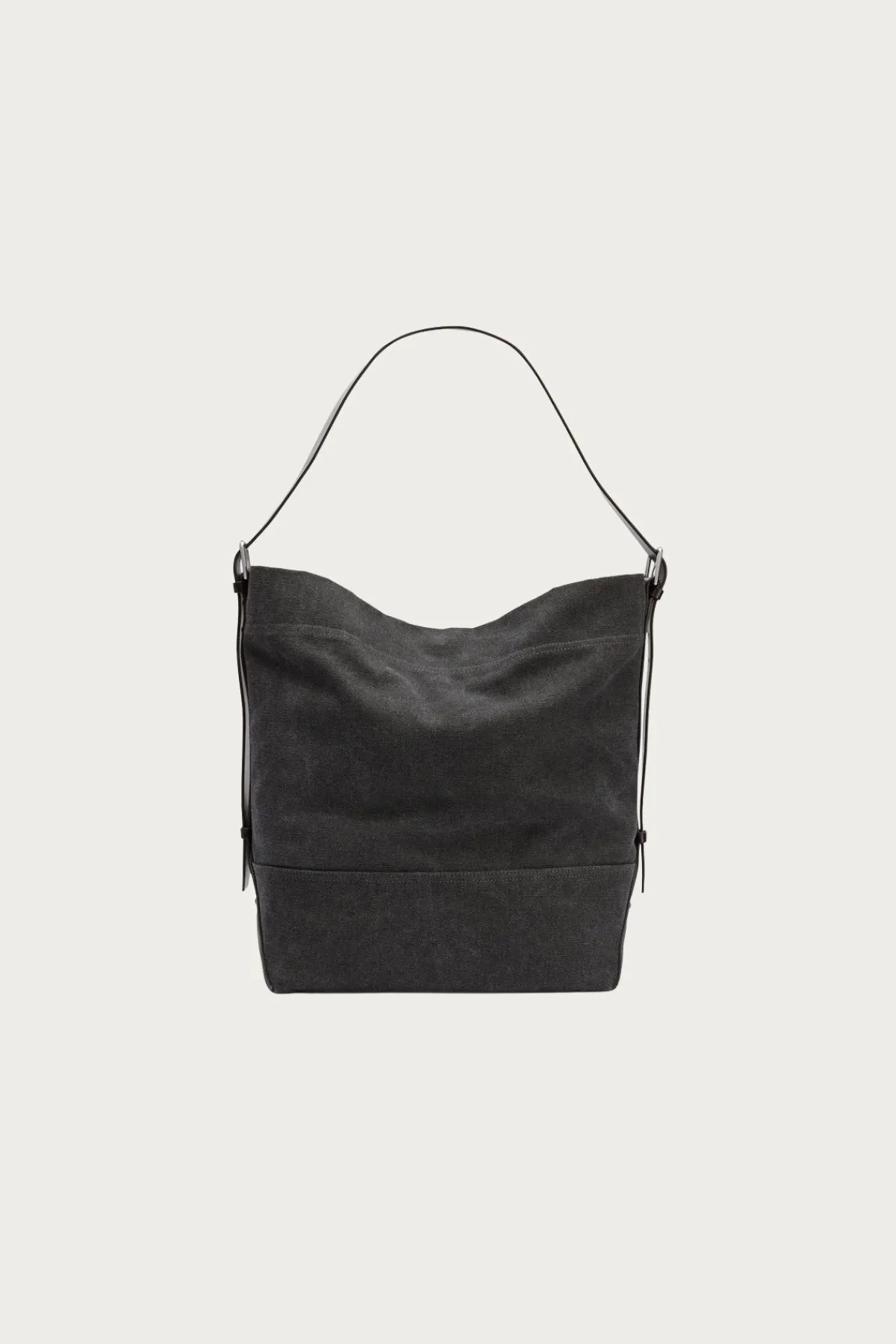 Lemaire Belted Tote Bag - Ash Black< Accessories