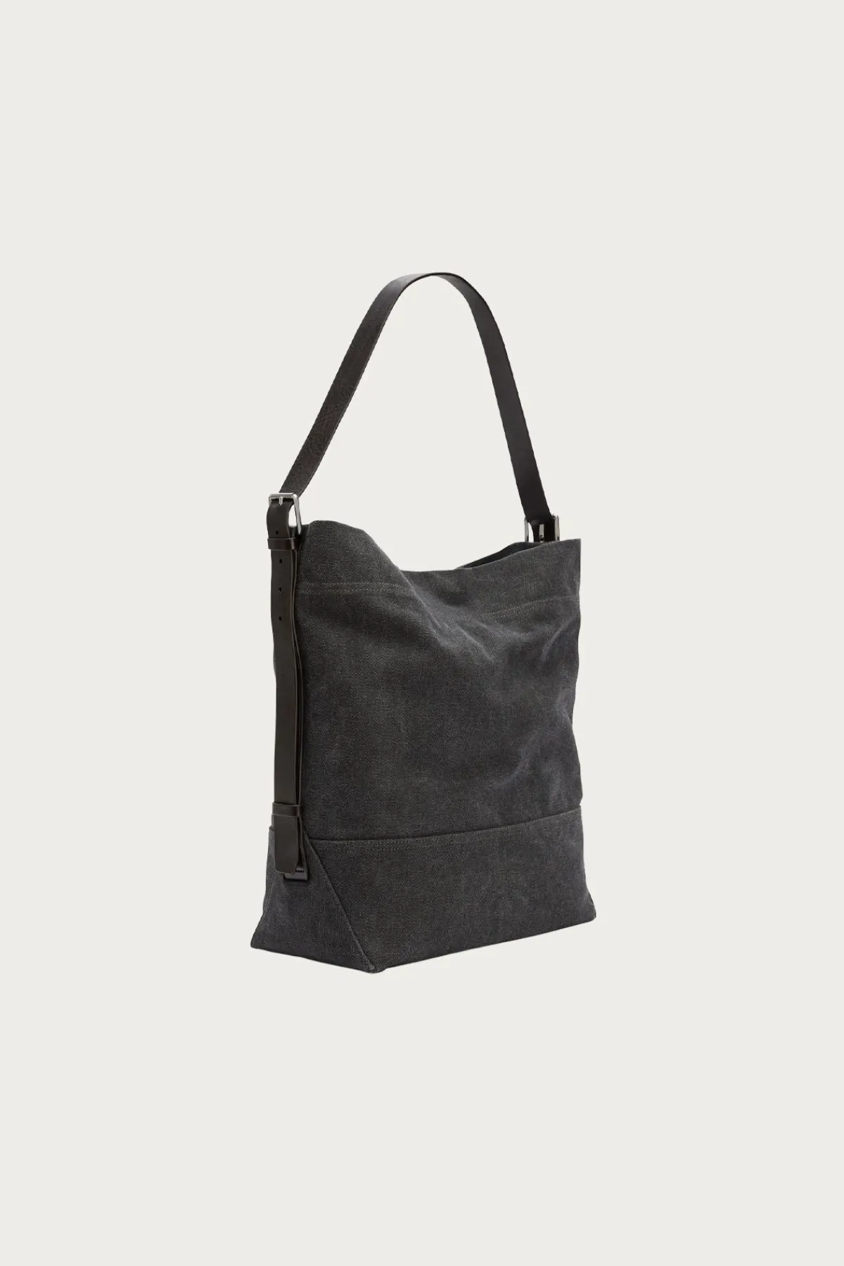 Lemaire Belted Tote Bag - Ash Black< Accessories