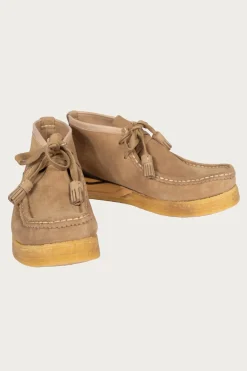 Visvim Beuys Trekker-Folk (SS25) - Sand< Footwear
