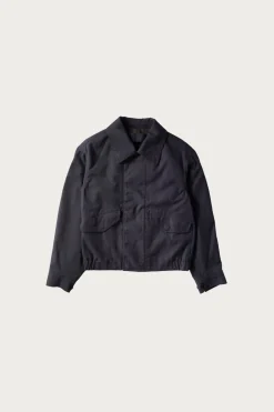 Lemaire Boxy Blouson - Graphite Blue< Coats, Jackets, And Vests