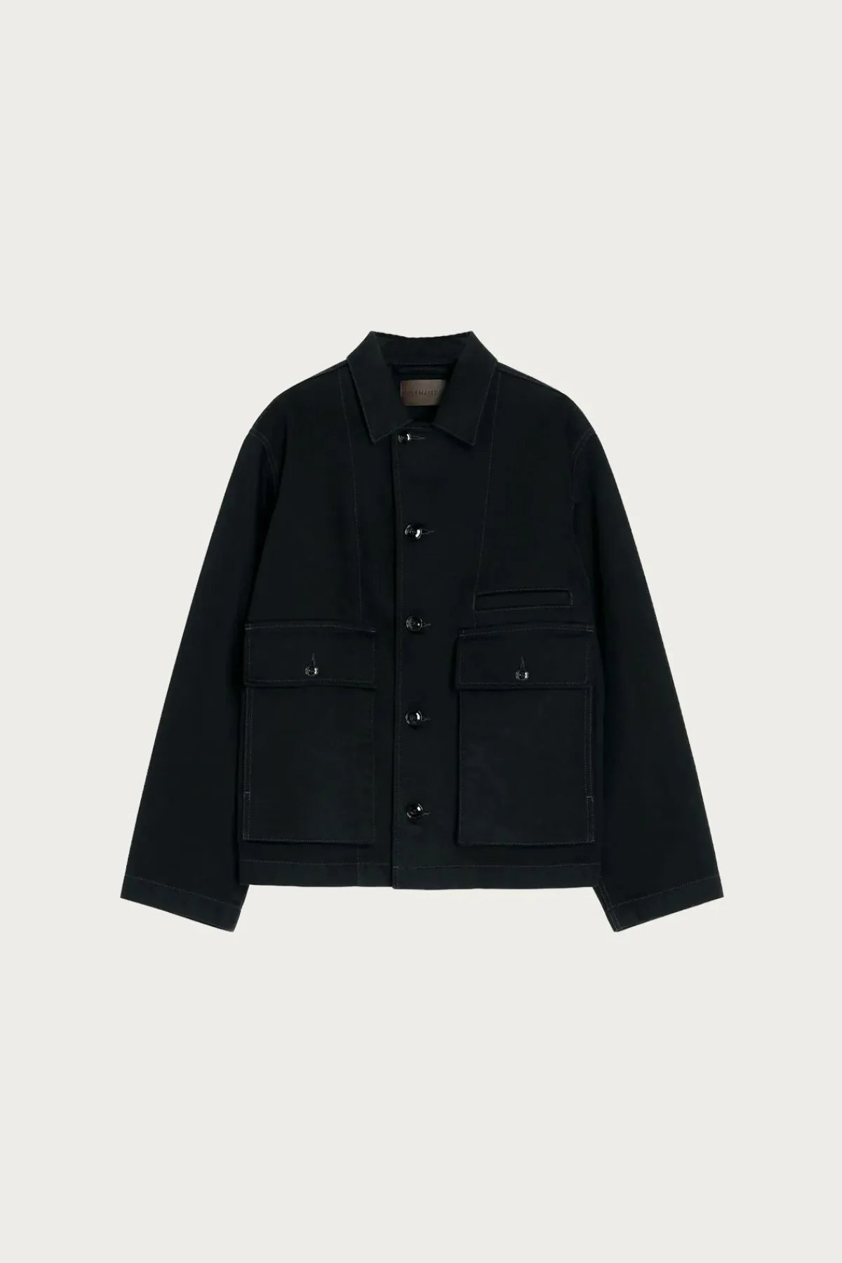 Lemaire Boxy Jacket - Black< Coats, Jackets, And Vests
