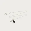 Kapital Brass Anchor Snood Chain - Silver< Accessories