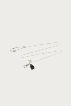 Kapital Brass Anchor Snood Chain - Silver< Accessories