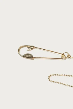 Kapital Brass Anchor Snood Chain - Gold< Accessories