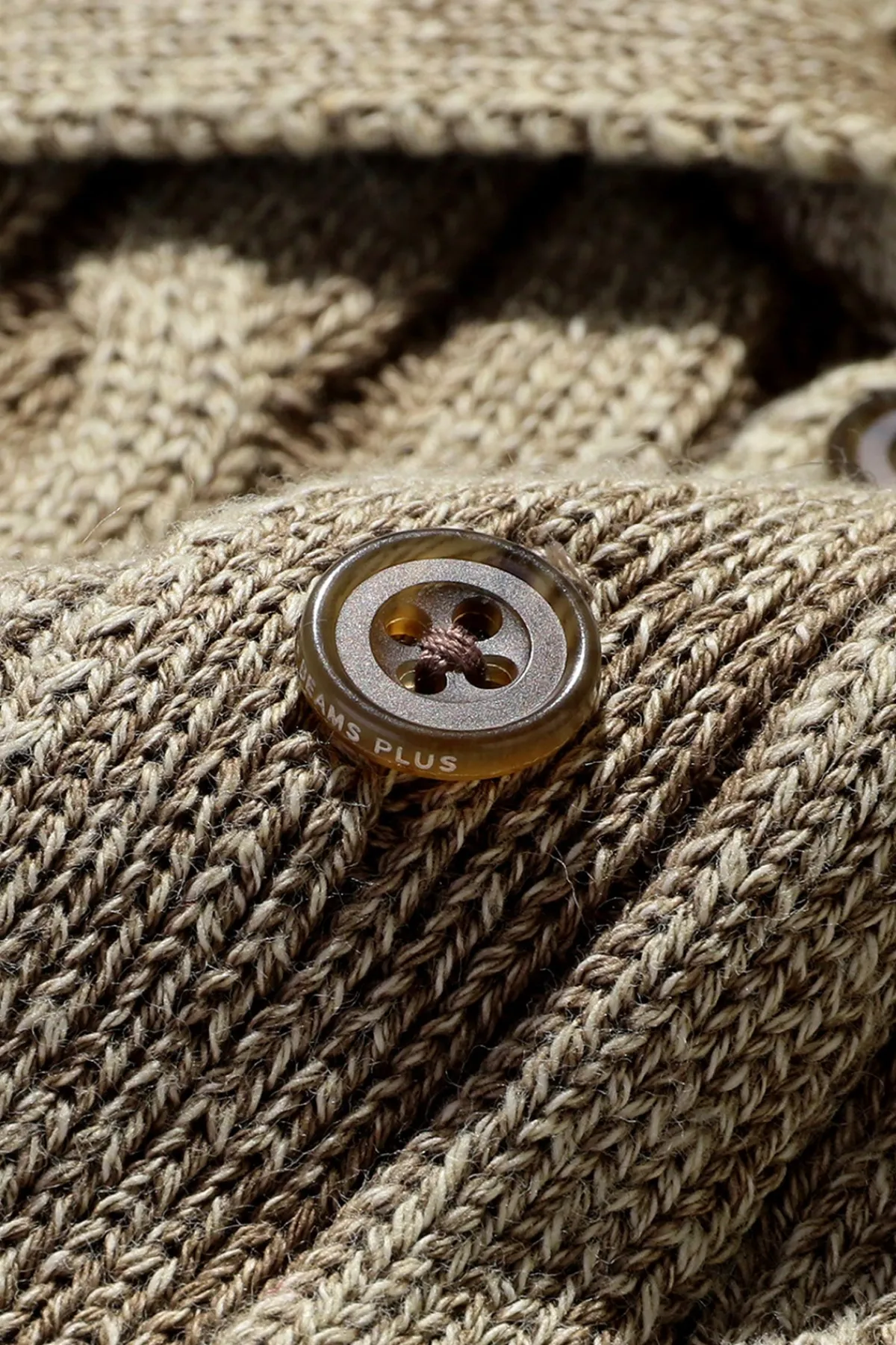 Beams Plus Cable Polo Pigment Dyed Yarn - Beige< Shirts