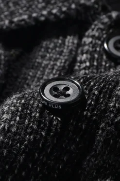Beams Plus Cable Polo Pigment Dyed Yarn - Black< Shirts