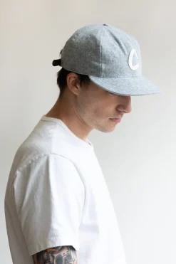 Canoe Club Collaborations Canoe Club x Ebbets Field Ball Cap - Heather Grey< Accessories