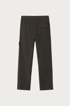 Stone Island Canvas Weave Cotton Trousers - Lead Grey< Pants