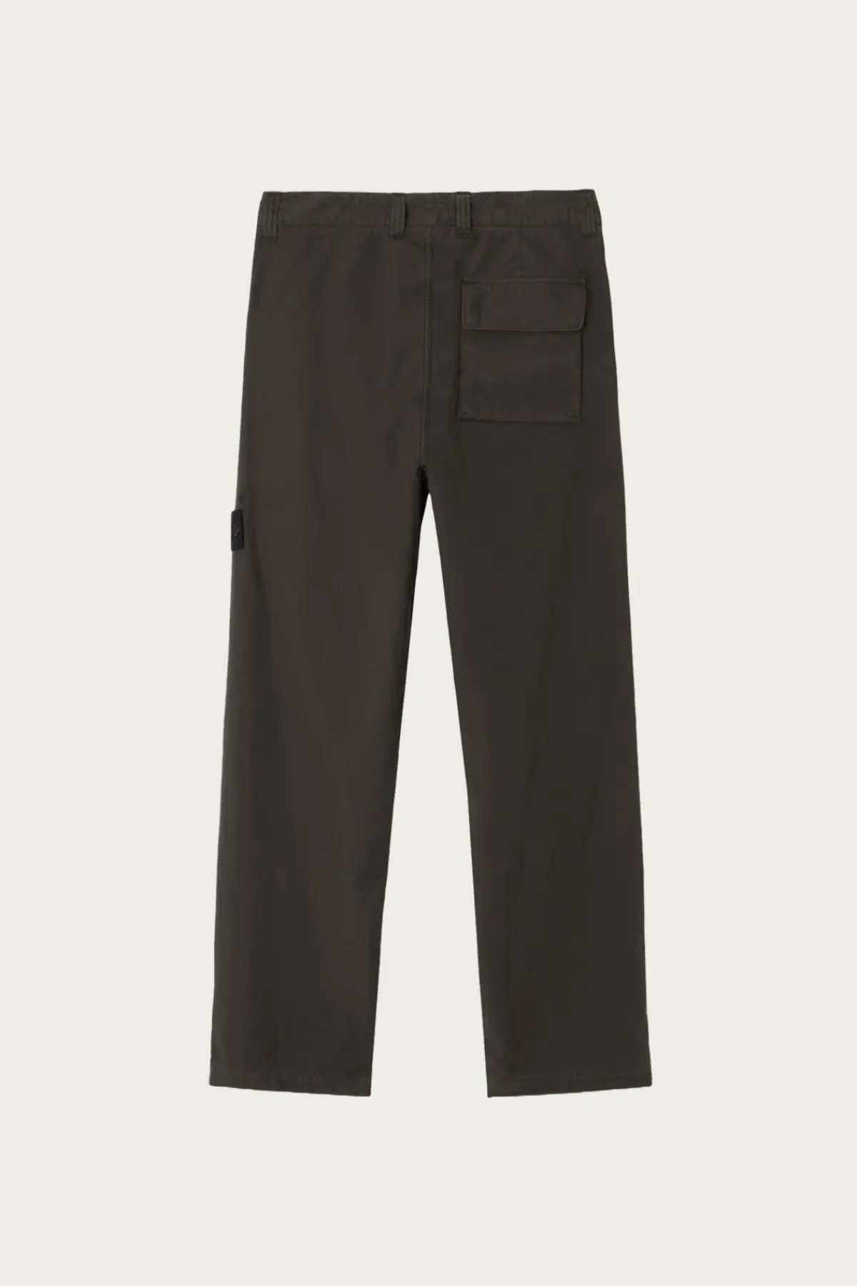 Stone Island Canvas Weave Cotton Trousers - Lead Grey< Pants