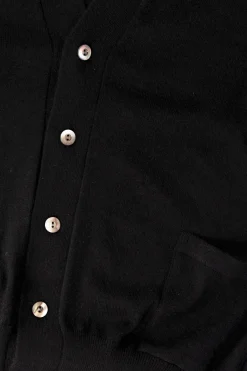 Herill Cashmere Cardigan - Black< Sweaters