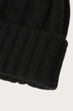 Beams Plus Cashmere Rib Watch Cap - Black< Accessories