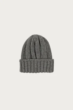 Beams Plus Cashmere Rib Watch Cap - Charcoal< Accessories