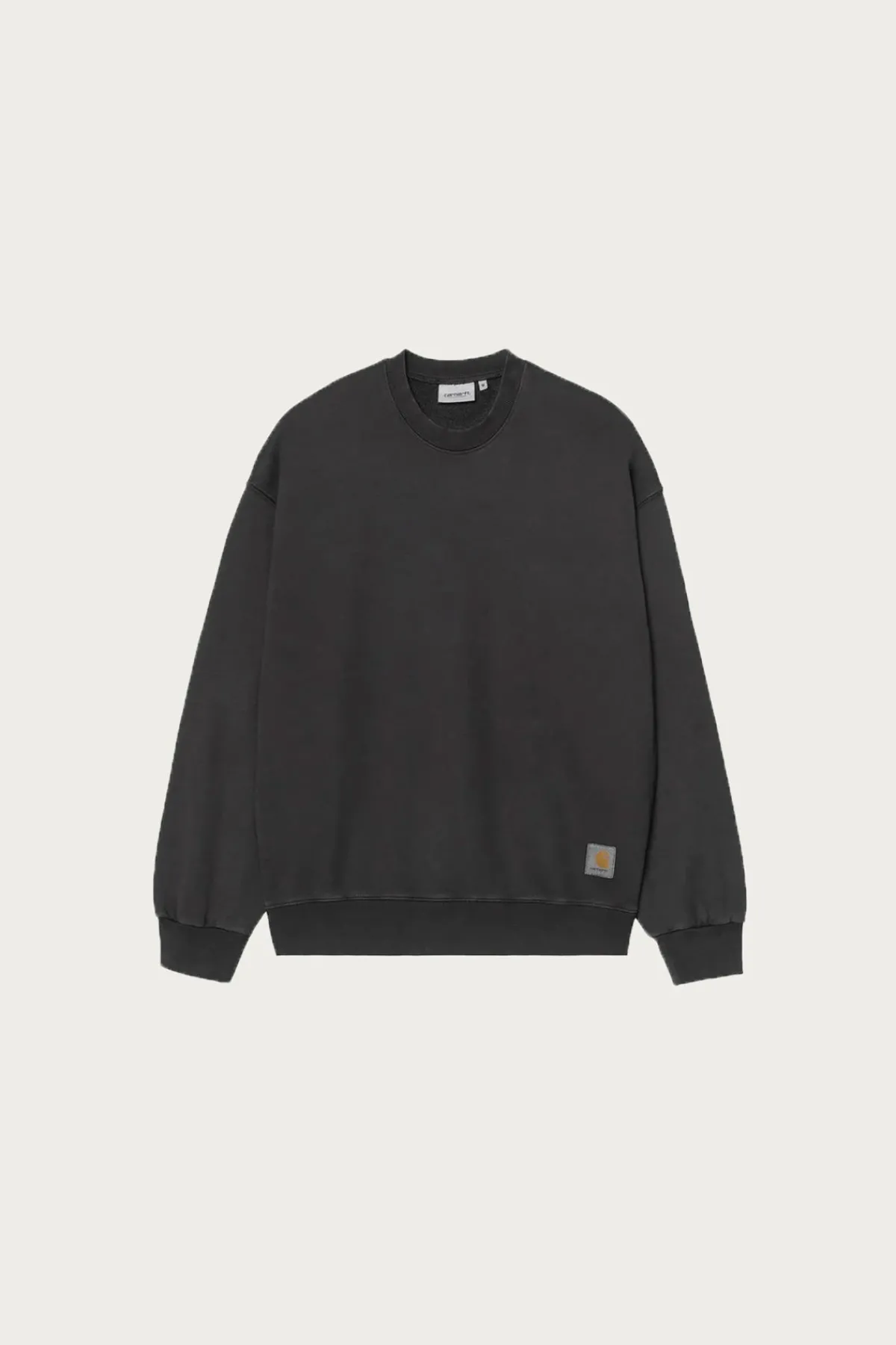Carhartt Work In Progress Chalk Wash Hudson Sweat - Black< Tees And Sweats