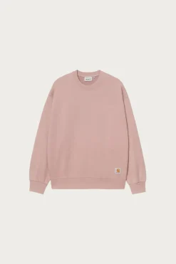 Carhartt Work In Progress Chalk Wash Hudson Sweat - Daphne< Tees And Sweats