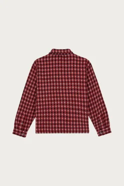 Brain Dead Check Mate Flannel Zip Shirt - Black/Multi< Shirts
