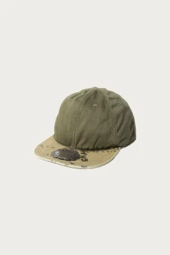 Kapital Chino Brim Field Cap - Khaki< Accessories