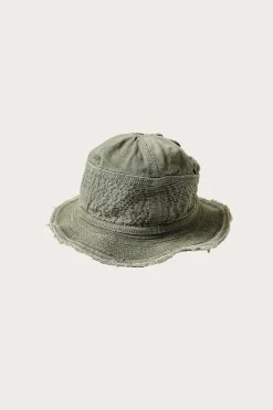 Kapital Chino THE OLD MAN AND THE SEA HAT (CRASH REMAKE) - Khaki< Accessories