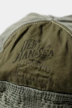 Kapital Chino THE OLD MAN AND THE SEA HAT (CRASH REMAKE) - Khaki< Accessories