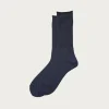 Rototo City Socks - Navy/Black< Accessories