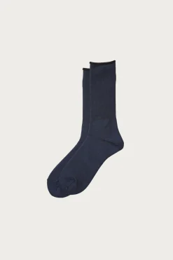 Rototo City Socks - Navy/Black< Accessories