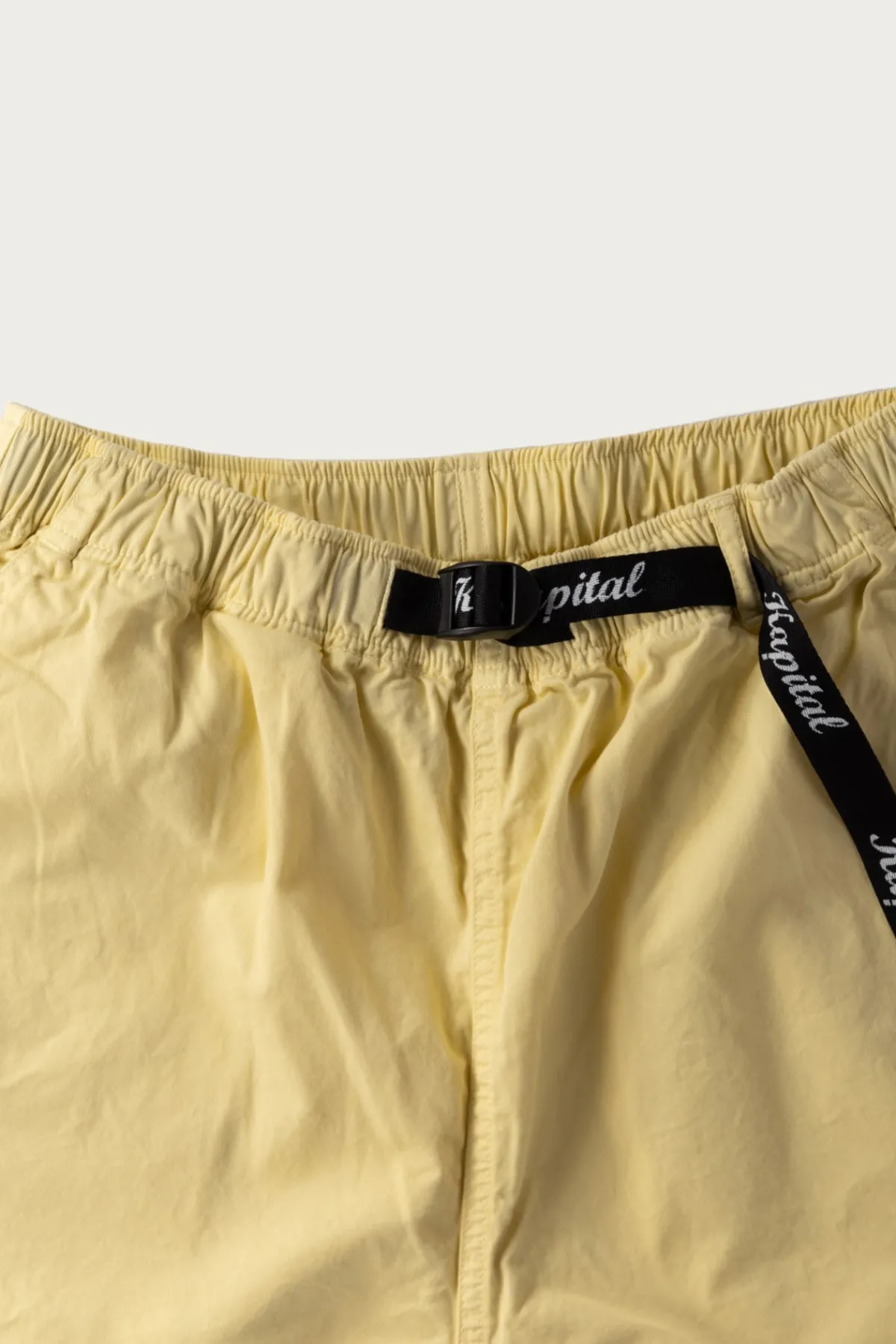 Kapital Combed Burberry EASY Short Pants - Yellow< Shorts