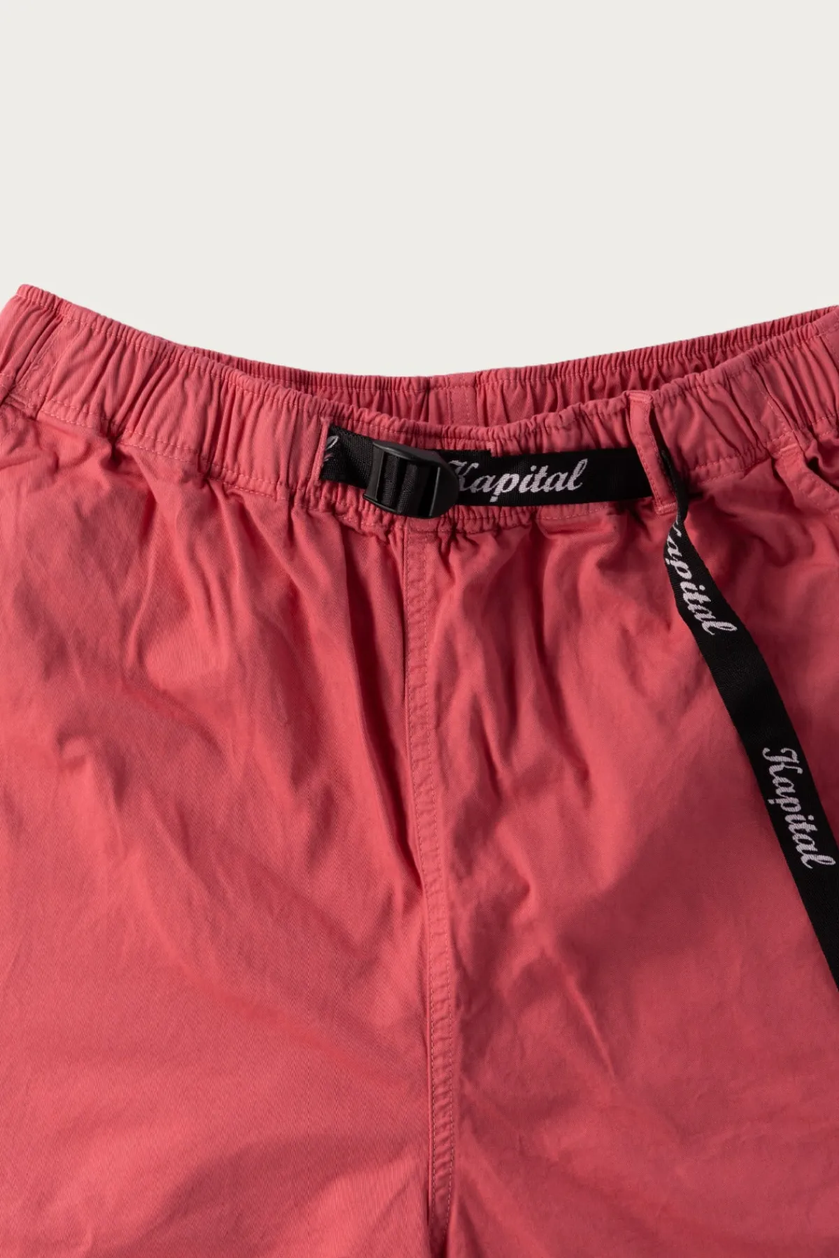 Kapital Combed Burberry EASY Short Pants - Red< Shorts