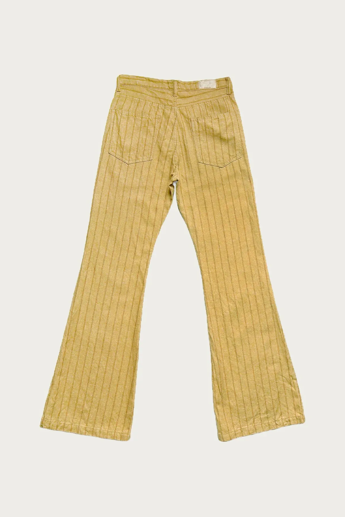 Kapital Cotton Linen GIBSON Stripe 5P FRISKO - Gold< Pants