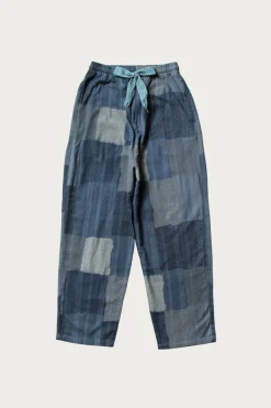 Kapital Cotton Linen TUGIHAGI EASY Pants - Navy< Pants