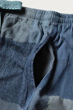 Kapital Cotton Linen TUGIHAGI EASY Pants - Navy< Pants