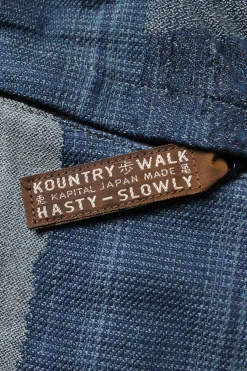 Kapital Cotton Linen TUGIHAGI EASY Pants - Navy< Pants