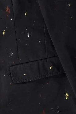 MM6 Maison Margiela Cotton Painter Jacket - Black< Coats, Jackets, And Vests