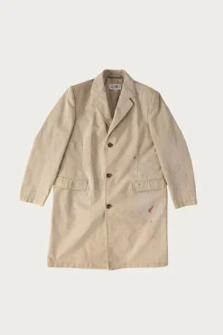 MM6 Maison Margiela Cotton Painter Jacket - Pink Beige< Coats, Jackets, And Vests