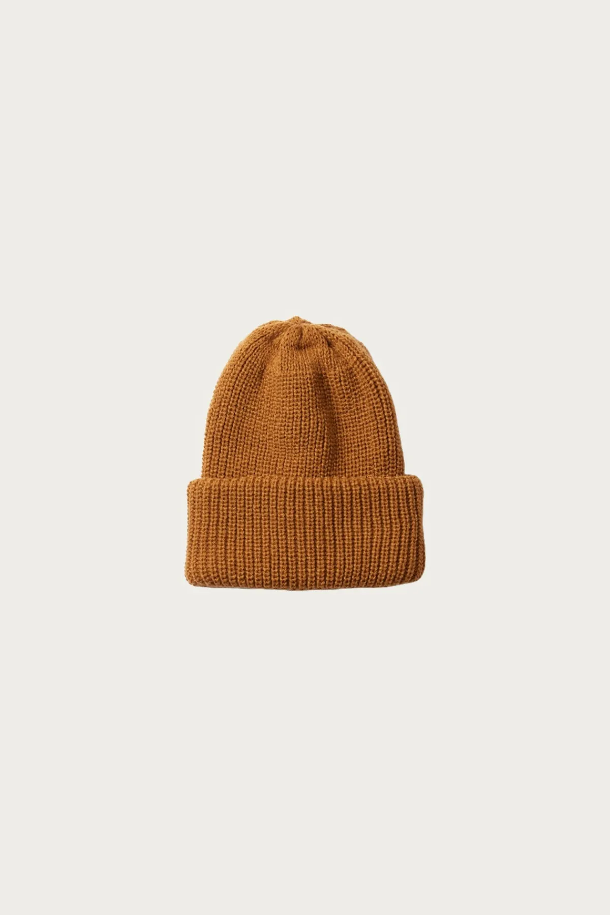 Rototo Cozy Chunky Beanie - Light Brown< Accessories