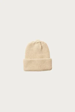 Rototo Cozy Chunky Beanie - Raw Beige< Accessories